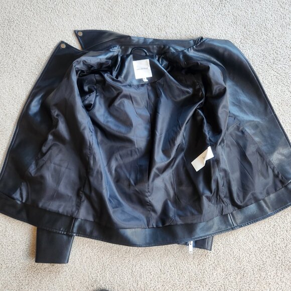 Anthropologie Avec Les Filles Faux Moto Jacket - Picture 10 of 11